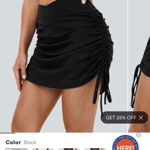 HALARA Black Mini Skirt